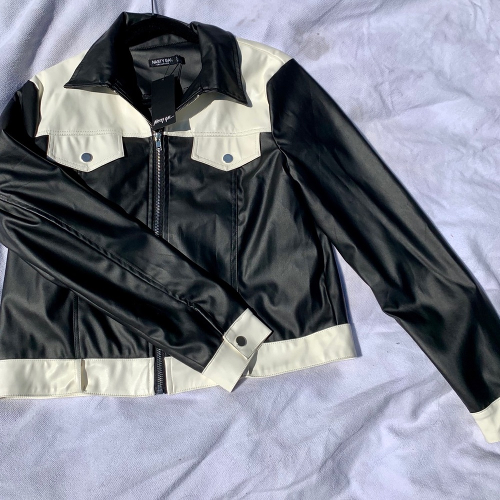 Nasty Gal Vegan Leather Jacket